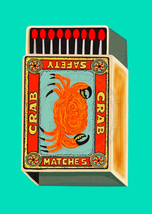  Crab Matchbox