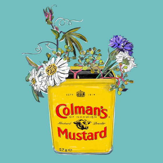 Mustard Flowerpot