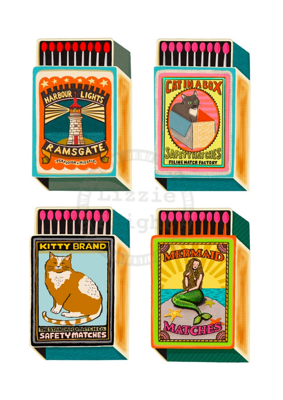 Fab Four Matchbox design