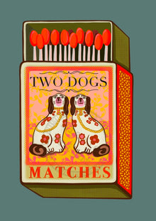  Two Dogs Matchbox